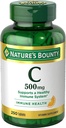 Nature's Bounty Pure Vitamin C 500 mg Tablets 250 Tablets (Pack of 9)