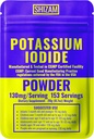 SHIZAM Potassium Iodide 130 mg 65 mg Powder Survival Kit Kits, KI Iodine Capsule Capsules Liquid Tincture Pill Pills Tablet Tablets Tabs Alt Supplement Supplements, prepping Supplies 130mg 65mg
