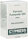 Cypressの薬剤の鉄のFumarate 324のタブレット、箱に入れられる、100ct