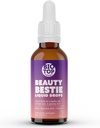 Beauty Bestie Vegan Liquid Drops, Biotin, Vitamin C, Hyaluronic Acid, Multi-Benefit Vitamins Blend to Support Healthy Hair, Skin & Nails Growth, Sugar Free 1 fl oz.