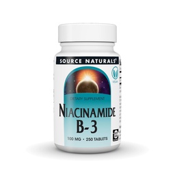源のNaturals Niacinamide B-3、100のmgの食事療法の補足- 250のタブレット