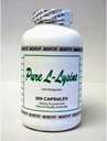 Pure L Lysine 500 mg 200 Cap