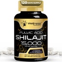 Himalayan Shilajit for Men - 1500mg Shilajit Capsules for Men, Pure Shilajeet for Women with Naturally Occuring Fulvic Acid - Shilajet for Enhanced Energy and Immune Support - 120 Count (Pack of 1)
