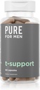 Pure for Men T-Support Supplement | Vegetarian Total Support for Men with Maca, Vitamin D, & Ashwagandha, Muscle Health | Endurance, Strength, Focus, & Energy Support | 60 Capsules