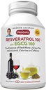 ANDREW LESSMAN Resveratrol-100 EGCG 100mg - 180カプセル - アルコールやカフェインなしで、自然に酸化防止剤を占有する2カプセル。