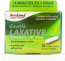 Bisacodyl Laxative Suppository | USP 10mg for Fast, Gentle 便秘救済 | コンフォートシェイプ, パック 16 坐骨