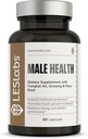 LES Labs Male Health – Enhance Hormone Production, Strength & Vitality, Drive & Endurance – Tongkat Ali, Ginseng, Maca & Boron – Non-GMO Supplement – 60 Capsules