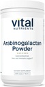 Vital Nutrients Arabinogalactan Powder | Vegan Prebiotic Fiber Supplement for GI Health, Liver, and Immune Support* | Gluten, Dairy, Soy Free | Non-GMO | 300g