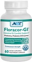Floracor - Supports Gut & Intestinal Health - Premium Probiotic, Prebiotic and Enzyme Formula - 60 Vegetarian Capsules