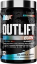 Nutrex Outlift Burn Pre-Workout Supplement for Energy, Focus & Endurance | Metabolyte, L-Citrulline, Beta-Alanine & Caffeine | Thermogenic Formula for Performance(22 Servings, Red White Merica)