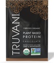 Truvani Vegan Pea Protein Powder | Chocolate | 20g Organic Plant Based Protein | 1 Serving | Keto | Gluten & Dairy Free | Low Carb | No Added Sugar