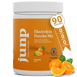JUNPのElectrolytesの粉の砂糖無し炭水化物、甘いタンギーの柑橘類のオレンジKetoの電解物の飲み物の組合せ、カリウム及び塩水化の粉のElectrolytesのゼロカロリーの砂糖の自由な電解物の粉、90のサービング