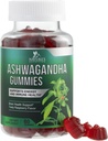 Ashwagandha Gummies 30:1 抽出物から 3000mg - ビーガン, プラントベース, 非GMO, グルテンフリー & ゼラチンフリー, 女性のためのアシュワガンダサプリメント & 男性, ナチュラルカルム, リラックス, & 免疫サポート, 60 ガミー