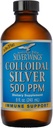 Natural Path Silver Wings Colloidal Silver 500ppm (2,500mcg) Immune Support Supplement 8 fl. oz.