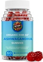 NYUM Nutrition™ Organic KSM-66 Ashwagandha Gummies, 3-Pack, Mixed Wild Berries