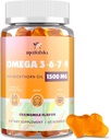 Omega 3 女性のための6 7 9グミー - Omega 3 海のバックホーン オイル、亜麻仁油、ビタミンE、A&プロバイオティクス - 皮膚、目&乾燥、カモミール風味 - 60 グミ
