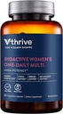 Vthrive Once Daily bioactive Multivitamin for Women Advanced Formula to Support Healthy Aging, Stress Management, and Overall Vitality with Essential Nutrients (30 Vegetarian Capsules)