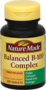 Nature Made Balanced Vitamin B-100 Complex Tablets 60 ea (Pack of 5)
