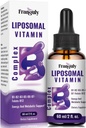 Liposomal Vitamin B Complex Liquid Sublingual B Complex Vitamins Supplement for Women Men Improved Absorption Methylated B12,B1, B2, B3, B5, B6,Folate,Biotin for Energy and Immune Support-2.0 oz