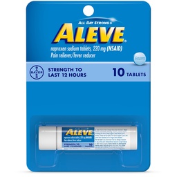 Naproxenナトリウム220mg NSAIDの痛みのRelieverFeverの減力剤、10の計算が付いているタブレットを通して下さい