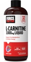 Force Factor L-Carnitine Liquid 3000mg, Maximum Strength Supplement to Support Fat Metabolism, Cellular Energy & Muscle Recovery, High Absorbing, Non-GMO, Berry Flavor, 16 oz Bottle