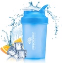 Prodigy Nutrition Labs Premium Shaker Bottle Perfect for Protein Shakes and Pre Workout -14 Ounce (Blue) - プロダギー栄養ラボ