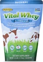 Grass-Fed Whey Protein Powder for Immune Vitality, Natural Flavor 2.5lbs (56 Servings), 15g Protein Per Serve, Vital Whey, Clean Holistic, Wellness Nutrition