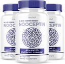 (3 Pack) Nooceptin Brain Supplement - Official Formula - Nooceptin Advanced Formula Nootropic Supplement for Kids and Adults - Extra Strength Memory, Cognitive Support Brain Powder (180 Capsules)