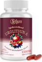 Urolithin A Supplement 1500mg – Urolithin A for Healthy Aging & Mitochondrial – Probiotic & Prebiotic Blend with Pomegranate Extract – 120 Softgels