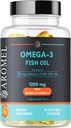 Omega-3の魚油1200mg 90の柔らかいゲルのカプセル