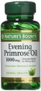 Nature's Bounty Evening Primrose Oil, 1000mg, 180 Softgels (3 X 60 Count Bottles)