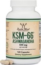 二重木製の補足のAshwagandha KSM 66の有機性および臨床的に分けられたエキス(サービングごとの600mg、120のカプセル、60のサービング) 適応性物質の女性および人のためのCortisolのマネージャー