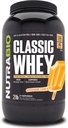 NutraBio Classic Whey Protein Powder- 25G of Protein Per Scoop - Full-Spectrum Amino Acid Profile - No Fillers, Artificial Colors, Preservatives - Orange Dream, 2 Pounds