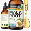 BIO KRAUTER Maca Root液体ドロップ - マカ抽出物 - ビーガン、砂糖&アルコールフリーエキス4 Fl.Oz。