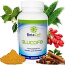 Glucofix - Berberine Supplement - Herbal Supplement with Cinnamon, Gymnema, Berberine, Bitter Melon, and Turmeric - 120 Capsules