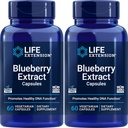 Life Extension Blueberry Extract, 60 Vegetarian Capsules (Pack of 2)