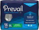 Prevail - 男性の保護下着 - プルアップ着下着 - 使い捨て大人のおむつ - 最大吸水性 - 2X大 - 56カウント(14パック)