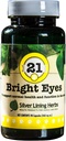 Silver Lining Herbs 21 Bright Eyes - Supports Dog Eye Health - Maintains Normal Mineral Levels for Dog's Eyes - Natural Herbs Supporting Long Term Canine Eye Health - 90 Capsules