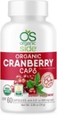 Organic Cranberry 60 Capsules - Prevention of UTI - Certified USDA - Non GMO - Vegan