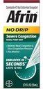 Afrin いいえ Drip Severe 12 時間 Nasal Decongestant ポンプ 霧 - 0.5 オンス