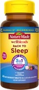 Nature Made Wellblends Back To Sleep, Lower Dose Melatonin 1 mg, L theanine 100 mg and GABA 100mg, Sleep Supplement, 40 Fast Dissolve Tablets