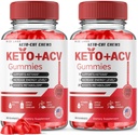 (2パック) Keto-Cut Chews ACV Gummies - Keto-Cut Chews Premium Keto ACV 上級減量、Keto + ACV Gummy、Keto Cut Chews 最大強度サプリメント、KetoCut Chews レビュー(120 Gummies)