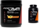 Post JYM Active Matrix Post-Workout with BCAAs, Glutamine & More + Vita JYM Sports Multivitamin for Athletes, 60 Tablets
