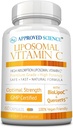 Approved Science Liposomal Vitamin C - 1100 mg - 60 Capsules - Immune Support, Boost Collagen, Antioxidant - High Absorption - Fat Soluble - Non GMO - Vegan - Made in The USA