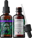 Sage Extract – Natural Dried Sage Supplement – Sage Herb (Salvia officinalis) – Organic Sage Herbal - None-GMO - Made in USA – 2 oz