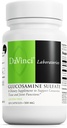 DAVINCI Labs Glucosamine Sulfate - A Dietary Supplement to Support Connective Tissue and Joint Functions - Gluten-Free - 500 mg - 120 Capsules