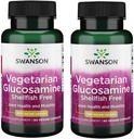 Swanson Vegetarian Glucosamine - Shellfish Free 500 Milligrams 90 Veg Capsules (2 Pack)