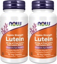 NOW Supplements, Lutein 20 mg with 20 mg of Free Lutein from Lutein Esters, 90 Veg Capsules (Pack of 2)