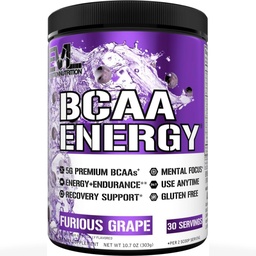 EVL BCAAs のアミノ酸の粉-筋肉回復のための BCAA のエネルギー前ワークアウトの粉Lean の成長および持久力-自然なカフェインが付いている再水化のポストのワークアウトの回復飲み物-furious Grape