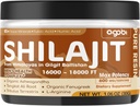 Shilajit Pure Himalayan Organic Resin - 30g Shilajit Supplement with 85+ Trace Minerals, Fulvic Acid, Ashwagandha Root, Tongkat Ali & More Herbal - Support Immune, Energy Production & Brain Health